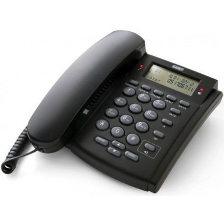 Telefono fisso multifunzione BCA Saiet NUOVO CONCERTO 1 grigio scuro NO BATTERIE 