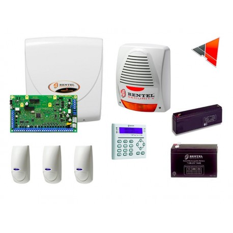 Kit allarme BENTEL ABSOLUTA 16 completo batterie 8 e 16 zone 
