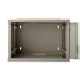 ARMADIO RACK 7 UNITA' DA MURO 19" PER RETI 380x540 x400 MM. COLORE GRIGIO CHIARO
