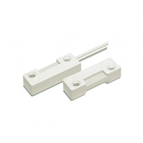 Contatto magnetico prismatico IN ABS a vista per porte e finestre