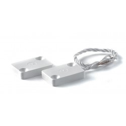 Microcontatto magnetico allarme ABS rettangolare ultrapiatto montaggio a vista