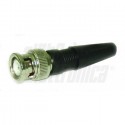 10 pezzi Spina connettore BNC per cavo RG 59/U 62/U 210/U con guidacavo in PVC
