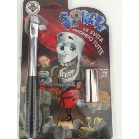 JOKER chiave universale kit svitatutto con cricchetto e inserto trapano