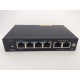 Switch 4 porte PoE 60W 10/100m + 2 uplink 60W 10/100 per tvcc