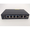 Switch 4 porte PoE 60W 10/100m + 2 uplink 60W 10/100 per tvcc