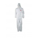 Tuta da lavoro trattamenti fitofarmaci bianca tessuto microporoso Datacol JOB SAFE
