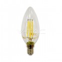 Lampadina a Led Filamento candela VTAC VT1986D 4365 4W E14 dimmerabile