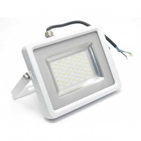 Faro led Vtac 50W 6000K IP65 esterno slim bianco SMD