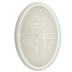 Plafoniera lampada led 12W VTAC Ovale per esterno IP65 bianca luce fredda