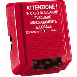 Sirena per evacuazione Domotec DSE626