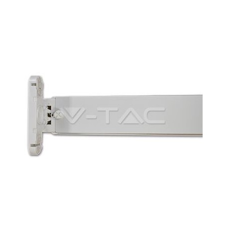 Plafoniera vuota per 2 tubi a led T8 G13 60 cm 120 cm VTAC uso interno
