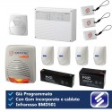 Kit allarme casa Bentel Norma 8Z completo con GSM sensori BMD501 infrarosso gi&agrave; programmato