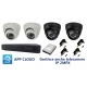 Kit videosorveglianza BCS analogico DVR ISI 4 canali e 2 telecamere 600tvl