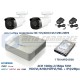 Kit videosorveglianza 2 telecamere HD TVI AHD CVI varifocal motorizzata 2.8-12mm DVR HYUNDAI 4 CH 1080p
