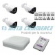 Kit videosorveglianza DVR 5 in 1 4 telecamere AHD ottica fissa 3.6mm 1080P 2mpx