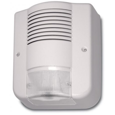 CITY LED AVS sirena allarme per esterno autoalimentata in ABS avorio