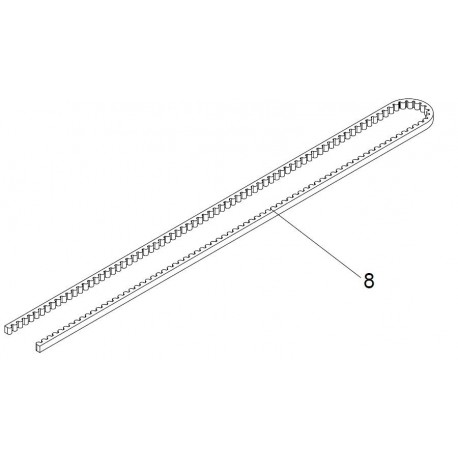 9686682 cinghia ricambio per beninca jm3