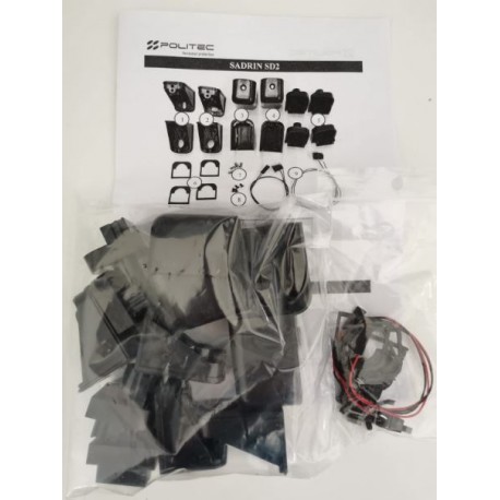 SADRINSD2 staffe snodabili snodi per barriere politec sadrin 90° nere